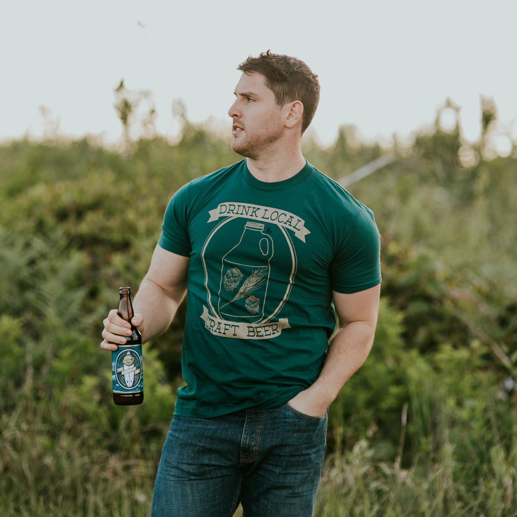 Craft Beer Tee (FOREST) - Locomotive Clothing - 1