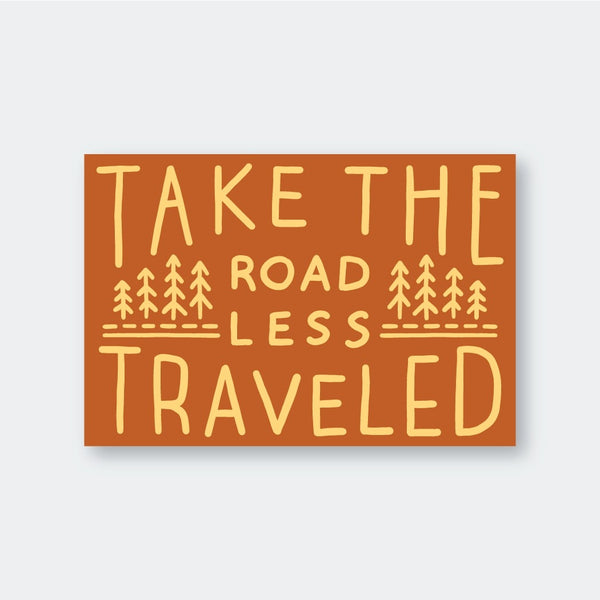 Road Less Travelled | Vinyl Sticker