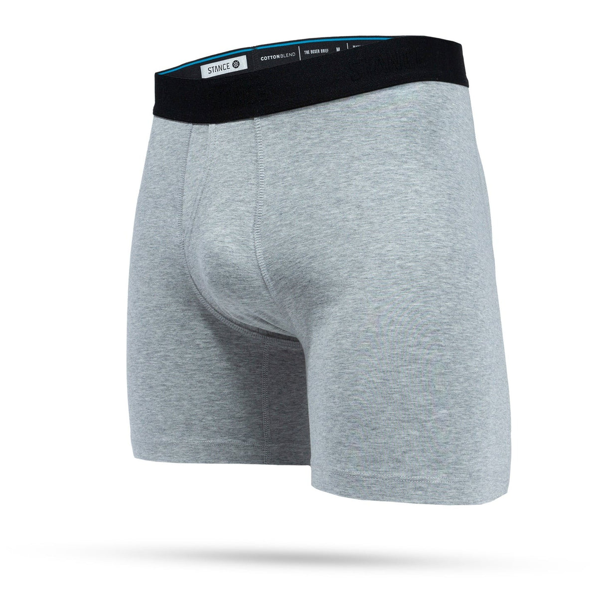 Newman Boxer Brief Solid Heather Grey - Men's Underwear