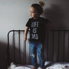 Babies Life is Rad Tee (BLACK) - Locomotive Clothing - 1