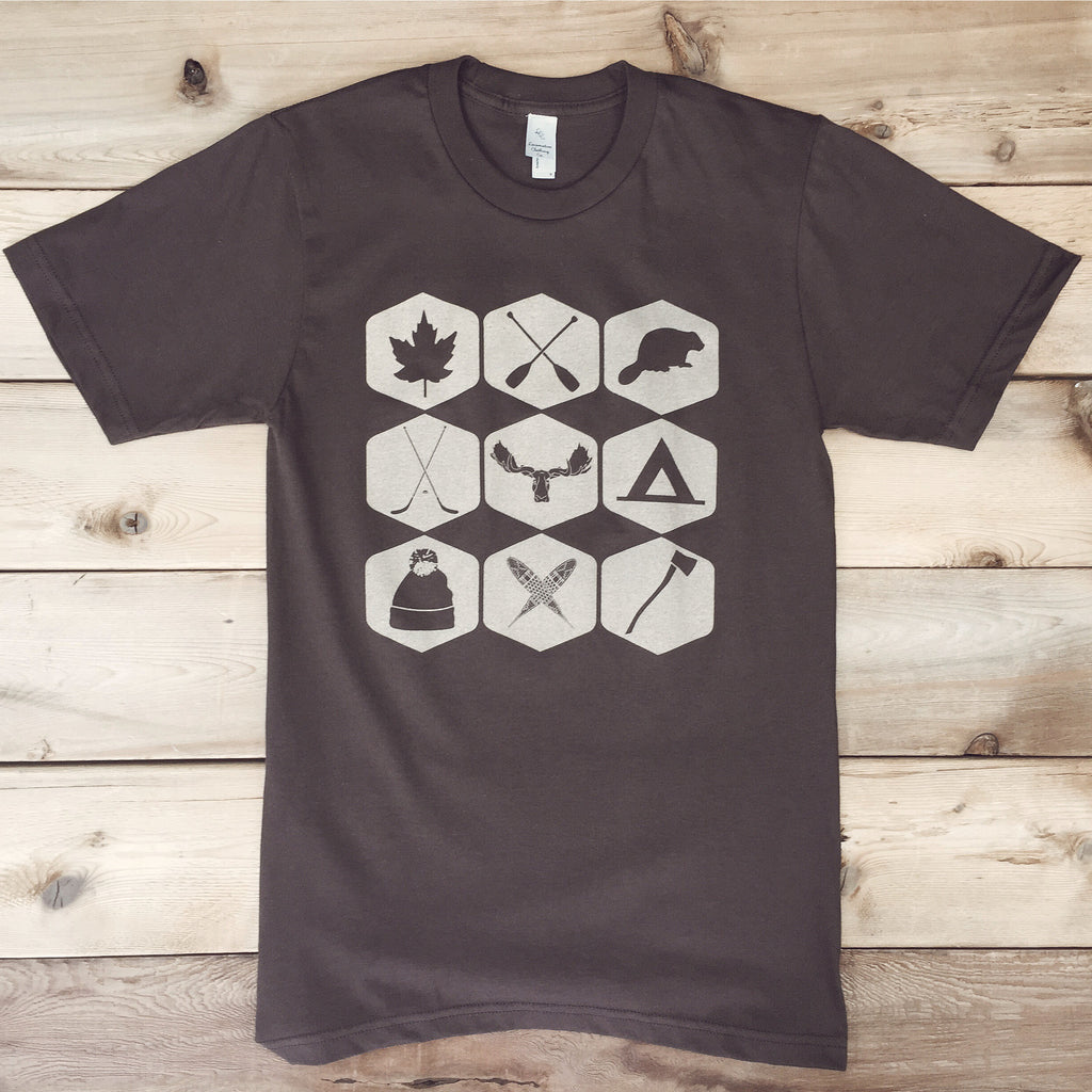 Northern Icons Tee (BROWN) - Locomotive Clothing - 3