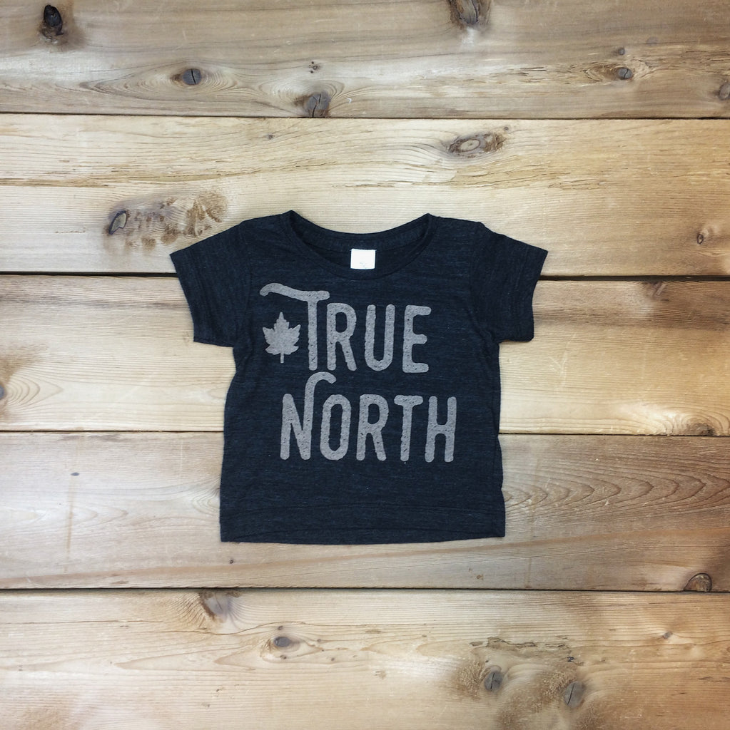 Babies True North Tee (TRI BLACK) - Locomotive Clothing
